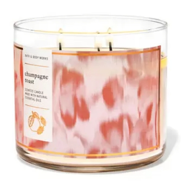 bath and body works Champagne Toast 3-Wick Candle - Picture 1 of 4